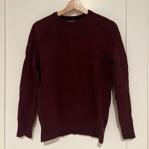Banana Republic Burgundy Sweater in Medium. Made with Italian Yarn by Filpucci